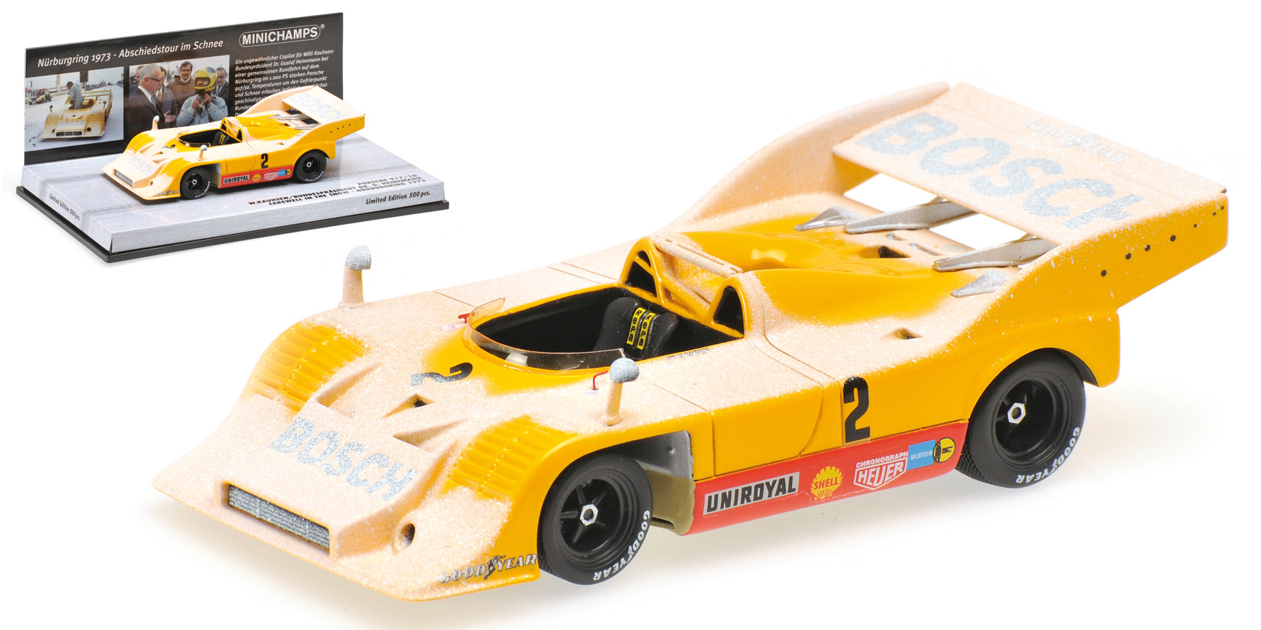 PORSCHE 917/10 - KAUHSEN/DR. HEINEMANN - FAREWELL IN THE SNOW NÜRBURGRING 1973