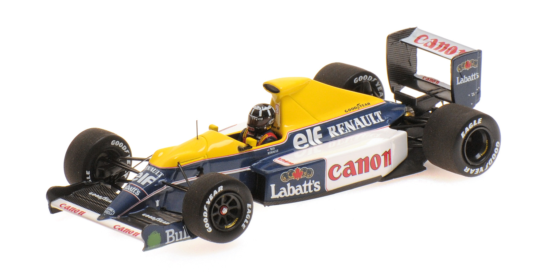 WILLIAMS RENAULT FW13B - DAMON HILL - F1 TESTING SILVERSTONE 19TH MARCH 1991