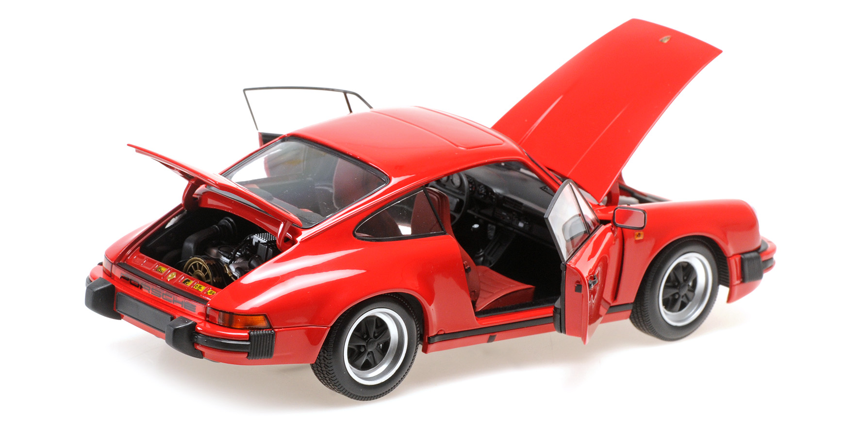 PORSCHE 911 CARRERA COUPE 3.2 - 1983 - RED