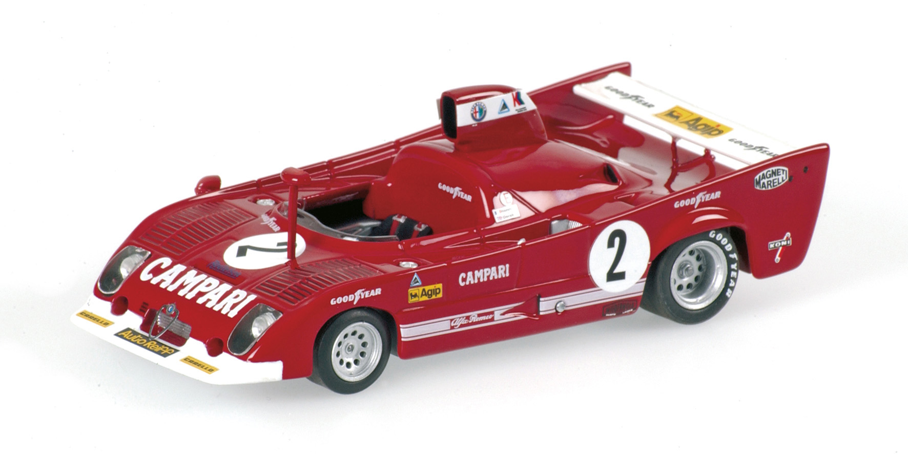 ALFA ROMEO 33 TT 12 - PESCAROLO/BELL - WINNER - TEAM WKRT - 1000KM SPA 1975