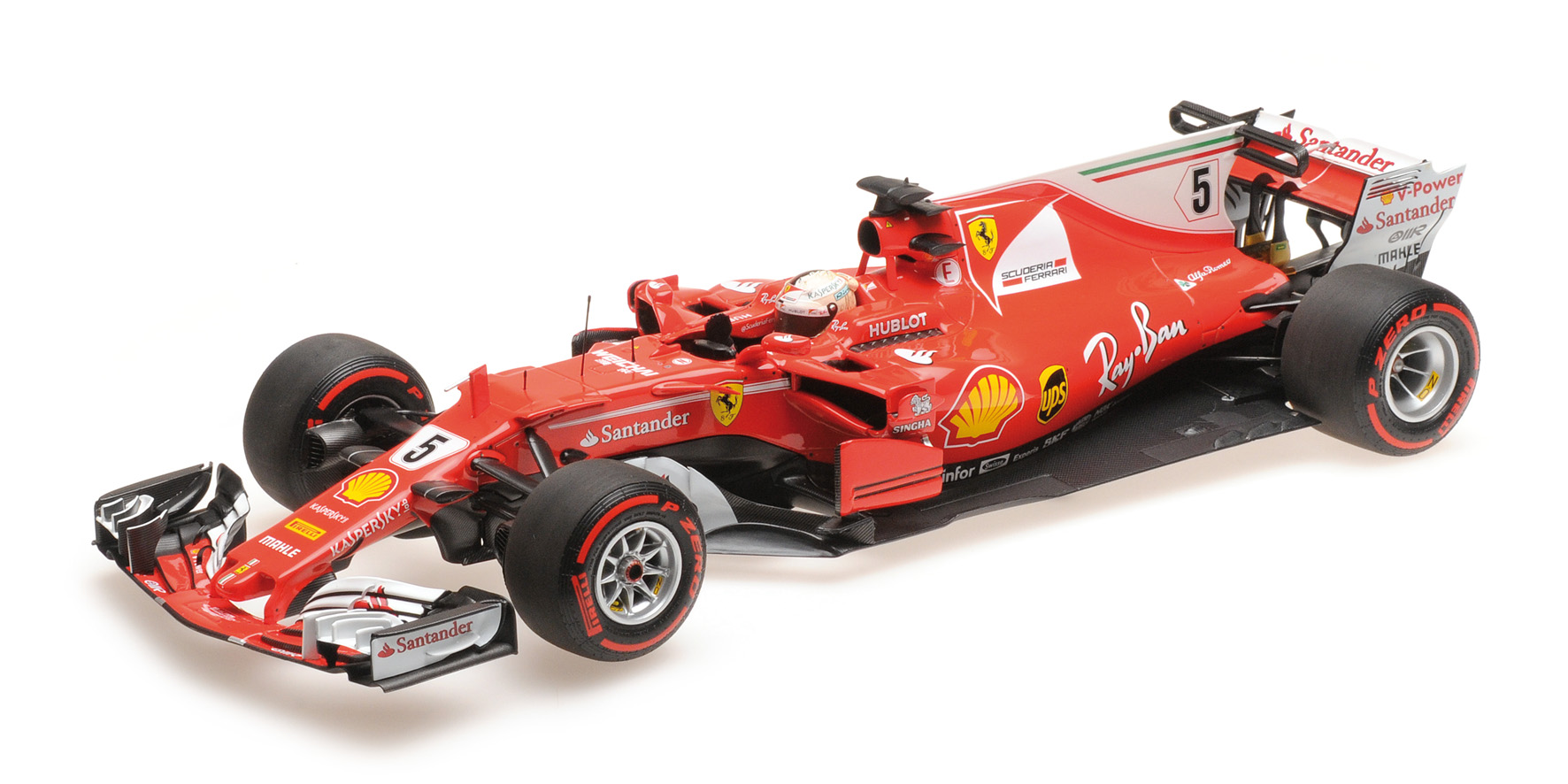 FERRARI SF70-H - SCUDERIA FERRARI - SEBASTIAN VETTEL - WINNER GP MONACO 2017