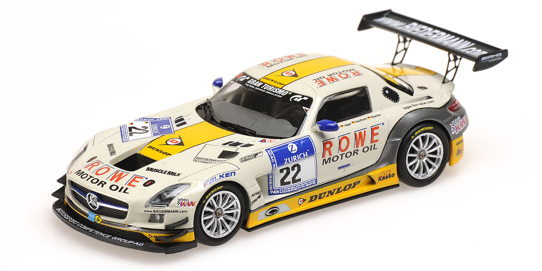 MERCEDES-BENZ SLS AMG GT3 - ROWE RACING - GRAF/JÄGER/SEYFFARTH/BASTIAN - 24H NÜRBURGRING 2013