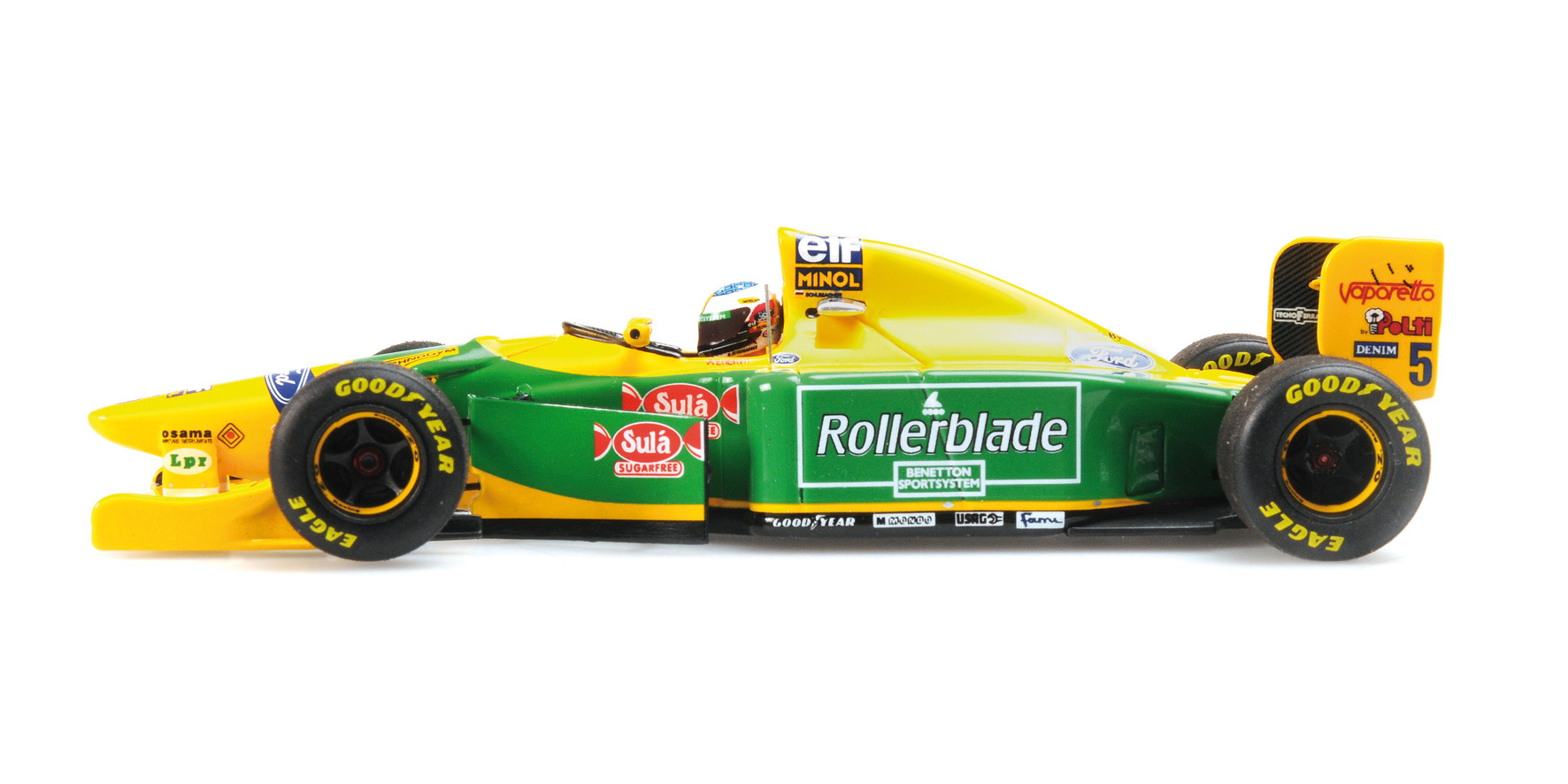 BENETTON FORD B193B - MICHAEL SCHUMACHER - 2ND PLACE CANADIAN GP 1993 - EXCL. FOR MINICHAMPS.DE