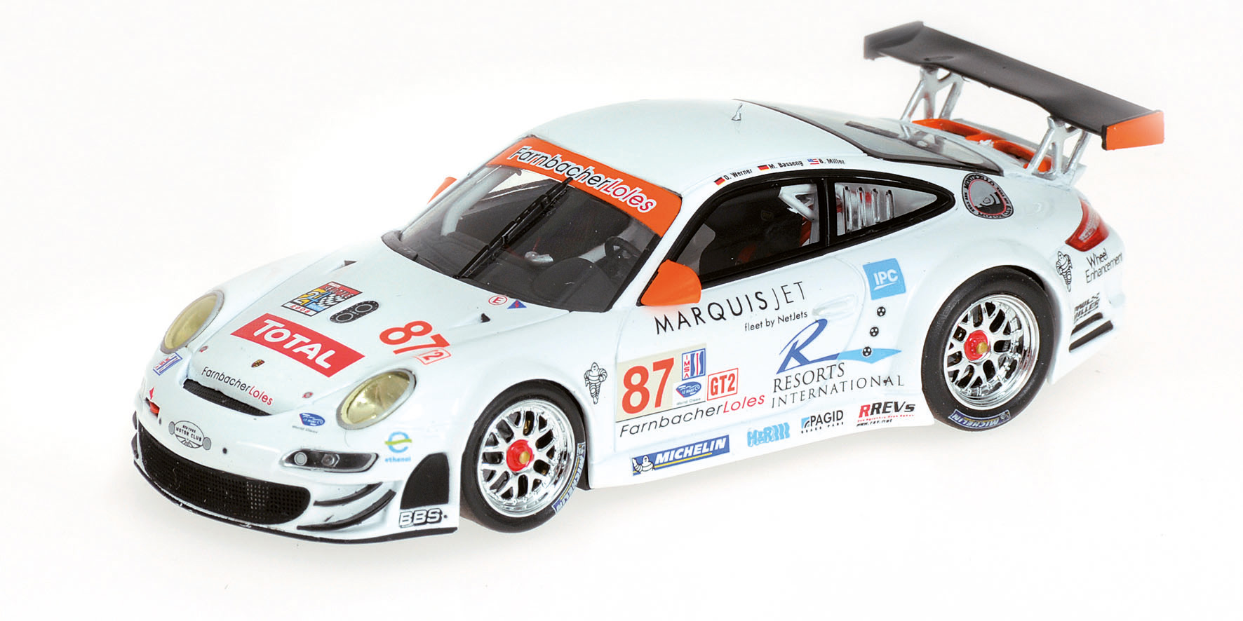 PORSCHE 911 GT3 RSR - TEAM FARNBACHER LOLES MOTORSPORT - WERNER/BASSENG/MILLER - 12H SEBRING 2008