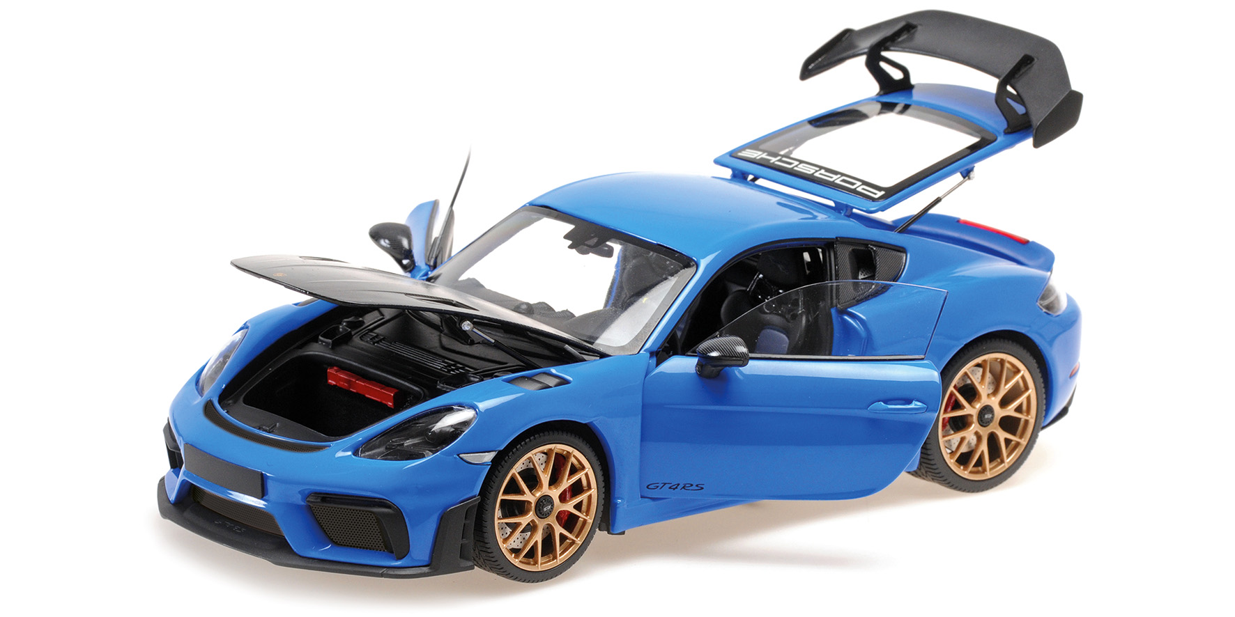 PORSCHE CAYMAN GT4 RS - 2024 -BLUE W/ WEISSACH PACKAGE