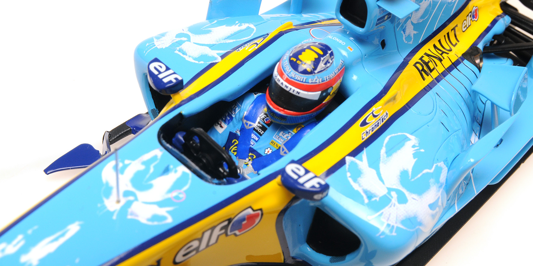 RENAULT F1 TEAM R25 - FERNANDO ALONSO - 2ND PLACE BRITISH GP 2005