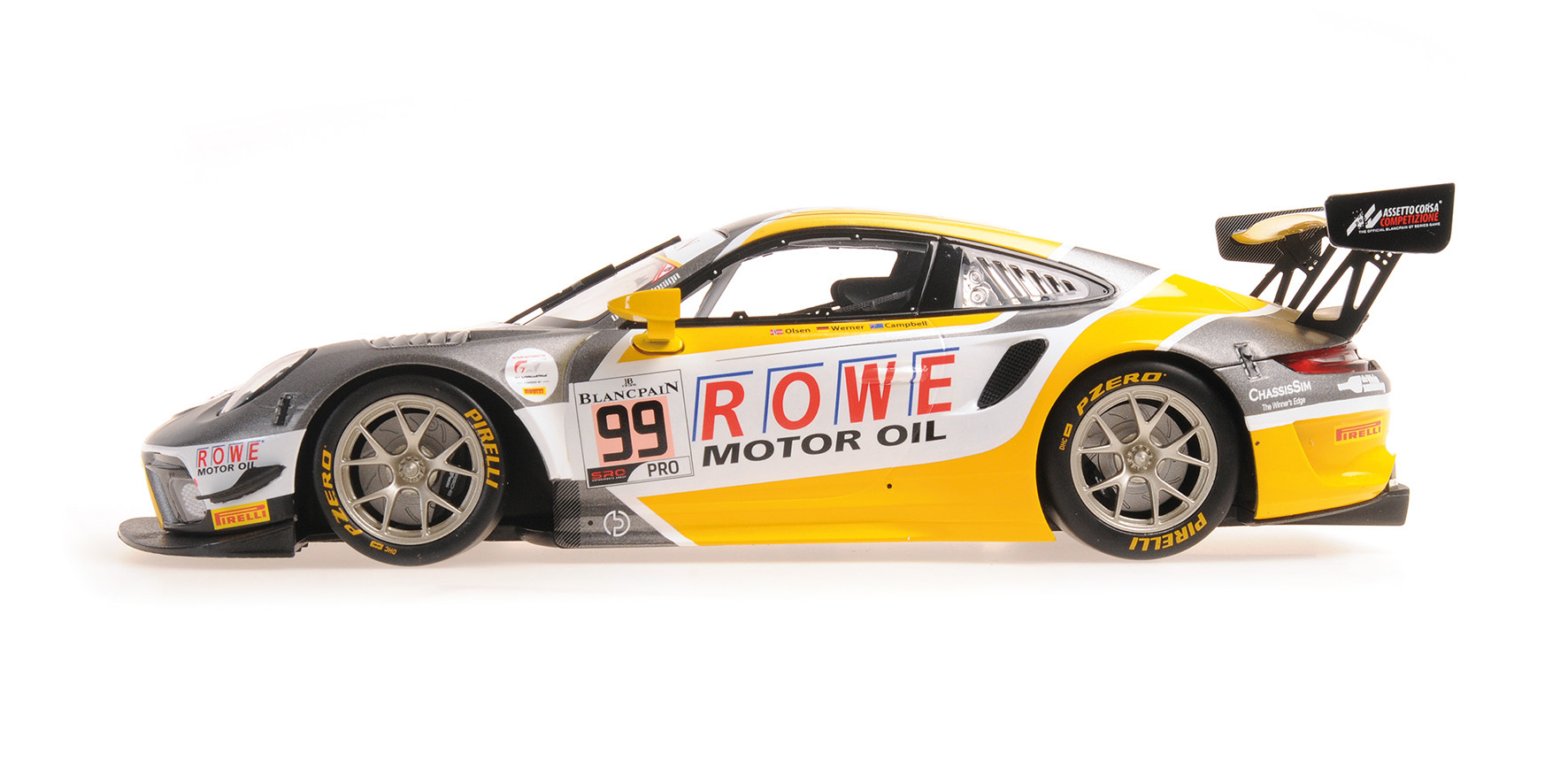 PORSCHE 911 GT3 R (991.2) - ROWE RACING - OLSEN/CAMPBELL/WERNER - 24H SPA 2019