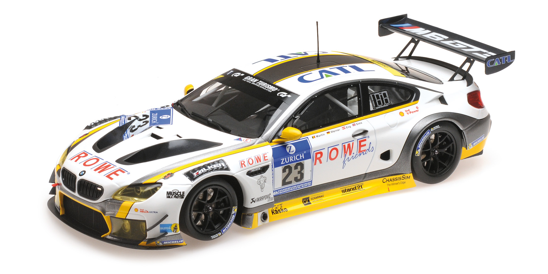 BMW M6 GT3 - ROWE RACING - SIMS/ENG/MARTIN/WERNER - 24H NÜRBURGRING - 2016