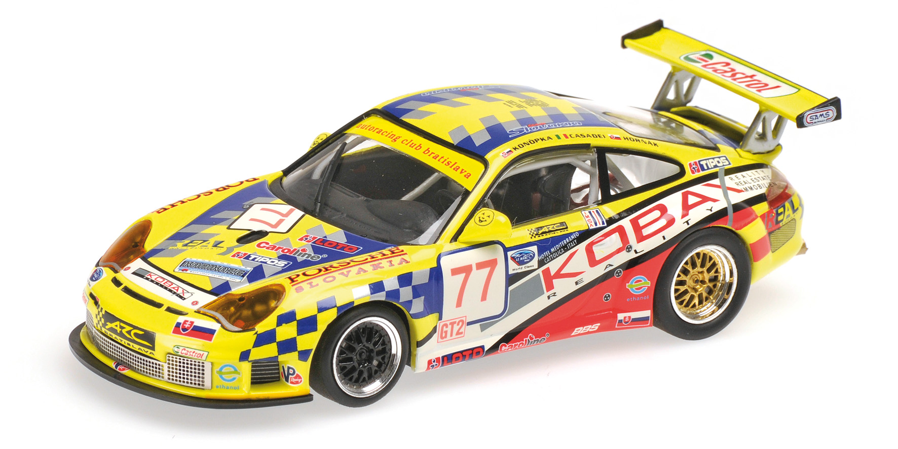 PORSCHE 911 GT3 RSR - AUTORACING CLUB BRATISLAVA - KONOPKA/CASADEI/HORNAK - 12H SEBRING 2008