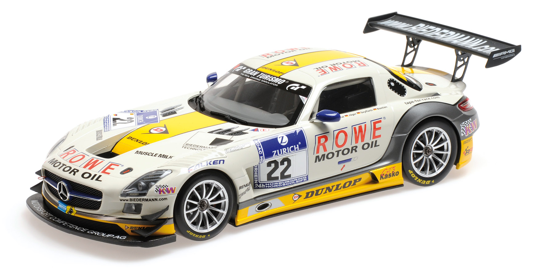 MERCEDES-BENZ SLS AMG GT3 - ROWE RACING - GRAF/JÄGER/SEYFFARTH/BASTIAN - 24H NÜRBURGRING 2013