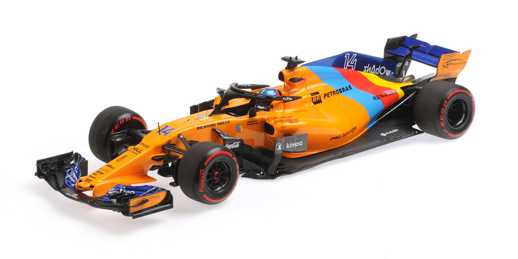 MCLAREN RENAULT MCL33 - FERNANDO ALONSO - LAST F1 RACE - ABU DHABI GP 2018