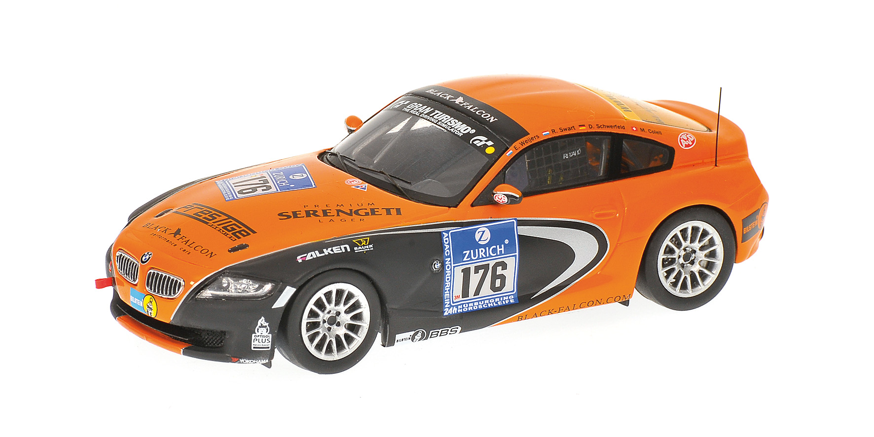 BMW Z4 - TEAM SATORIUS BLACK FALCON - WEIJERS/SWART/SCHWERFELD/COLELL - 24H NÜRBURGRING 2009