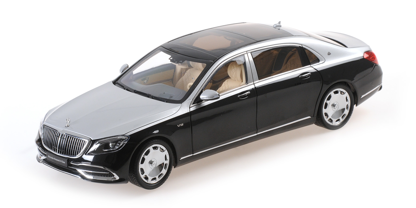 MERCEDES-MAYBACH-S-CLASS 2019 - OBSIDIAN BLACK/IRIDIUM SILVER