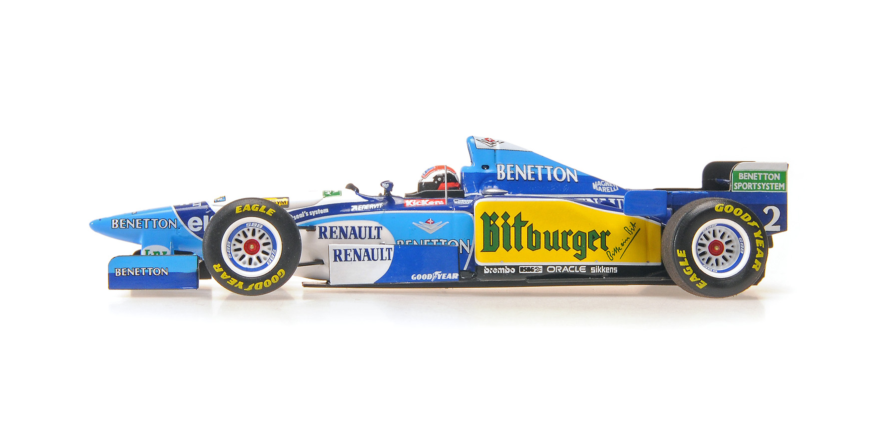 BENETTON RENAULT B195 - JOHNNY HERBERT - WINNER BRITISH GP 1995