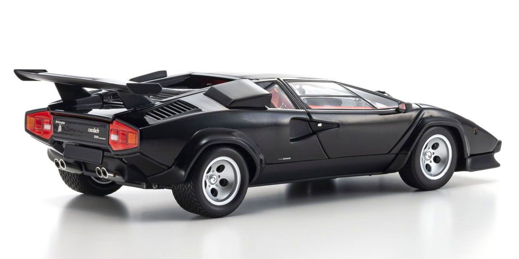 LAMBORGHINI COUNTACH LP5000 QUATTROVALVOLE - BLACK - (08320BK)