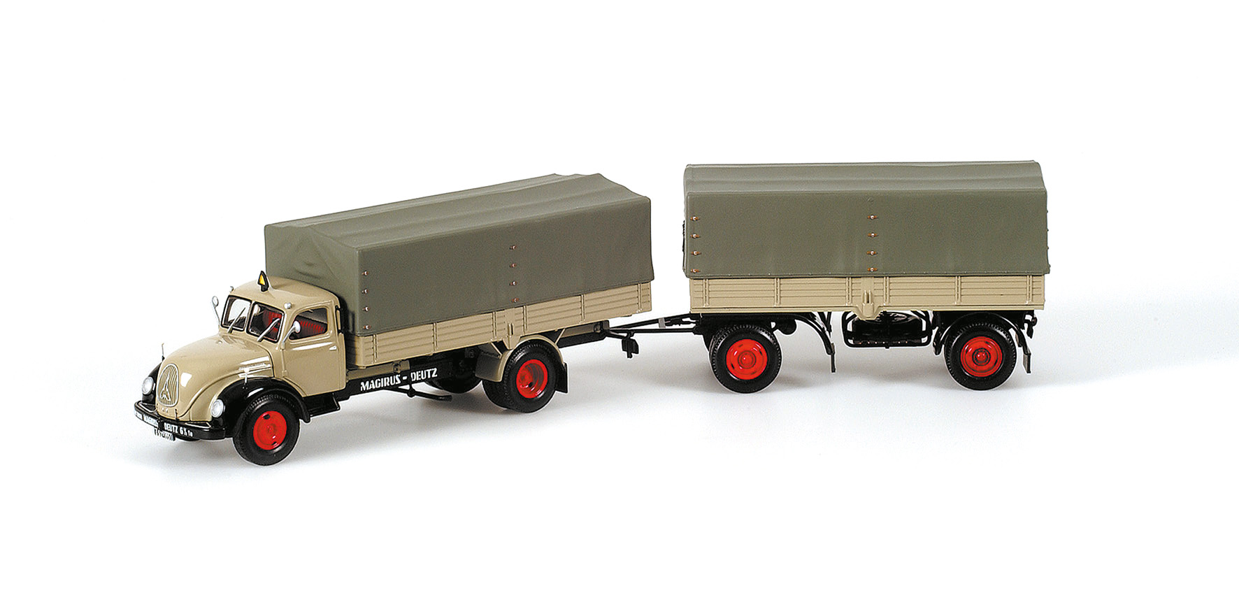 MAGIRUS-DEUTZ S 6500 - PRITSCHE - 1951 - GREY/BLACK