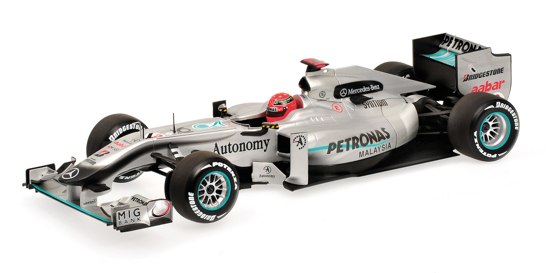 MERCEDES GP PETRONAS MGP W01 - MICHAEL SCHUMACHER - 2010