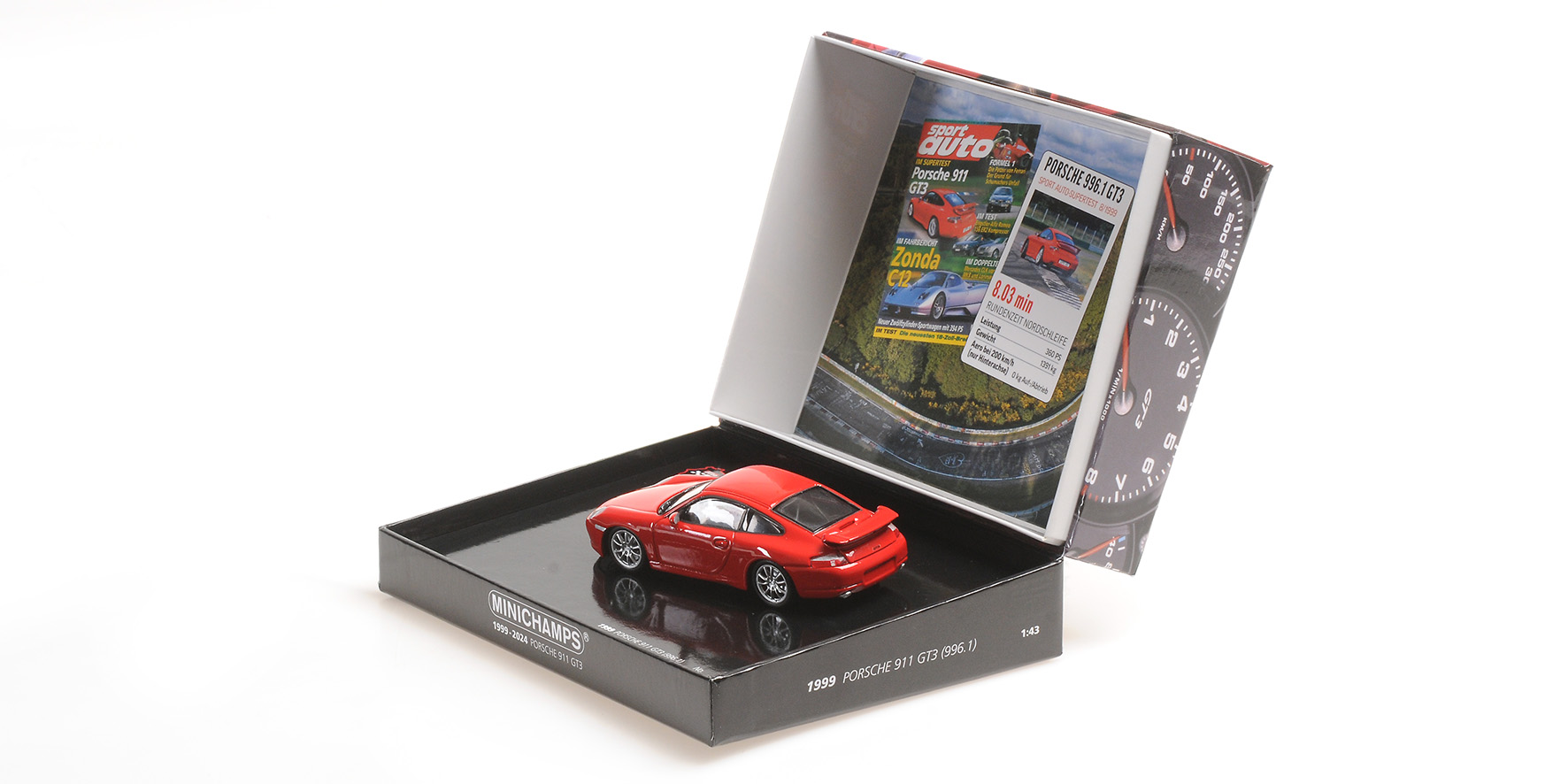 PORSCHE 911 GT3 - 1999 - RED - SPORT AUTO