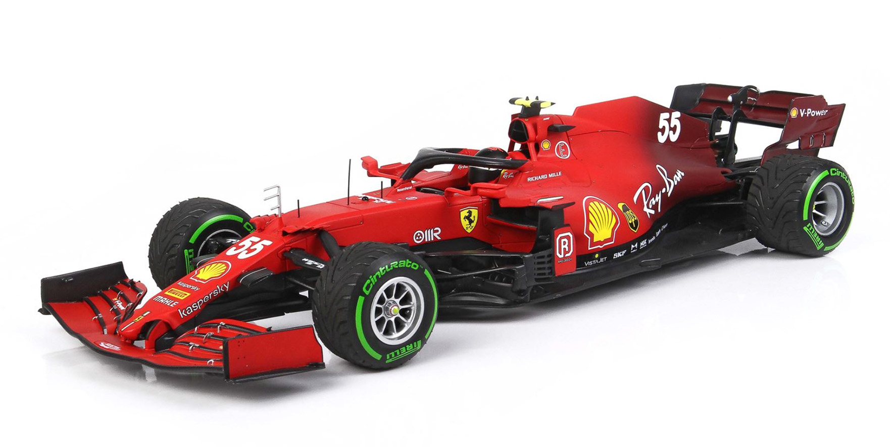 FERRARI SF21 - SCUDERIA FERRARI - CARLOS SAINZ - EMIGLIA ROMAGNA GP 2021 W INTERMEDIATE TYRES