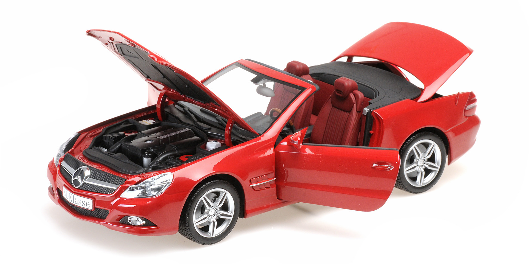 MERCEDES-BENZ SL-CLASS (R230) - 2008 - RED
