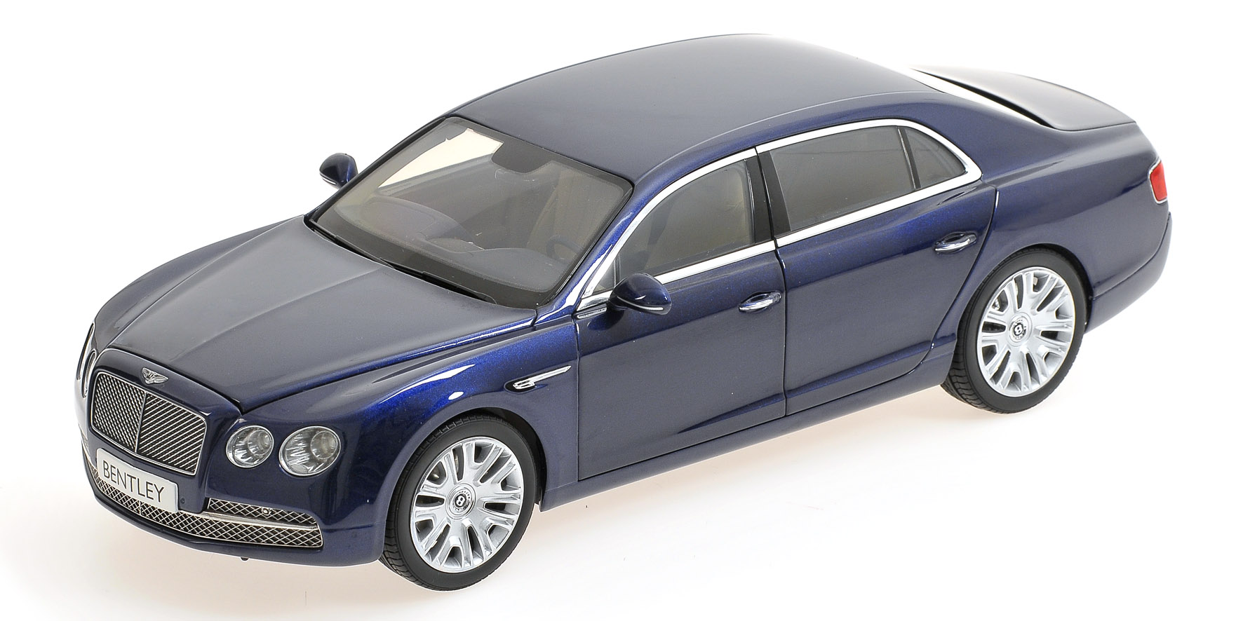 BENTLEY FLYING SPUR W12 - PEACOCK (DARK BLUE) - (08891PC)