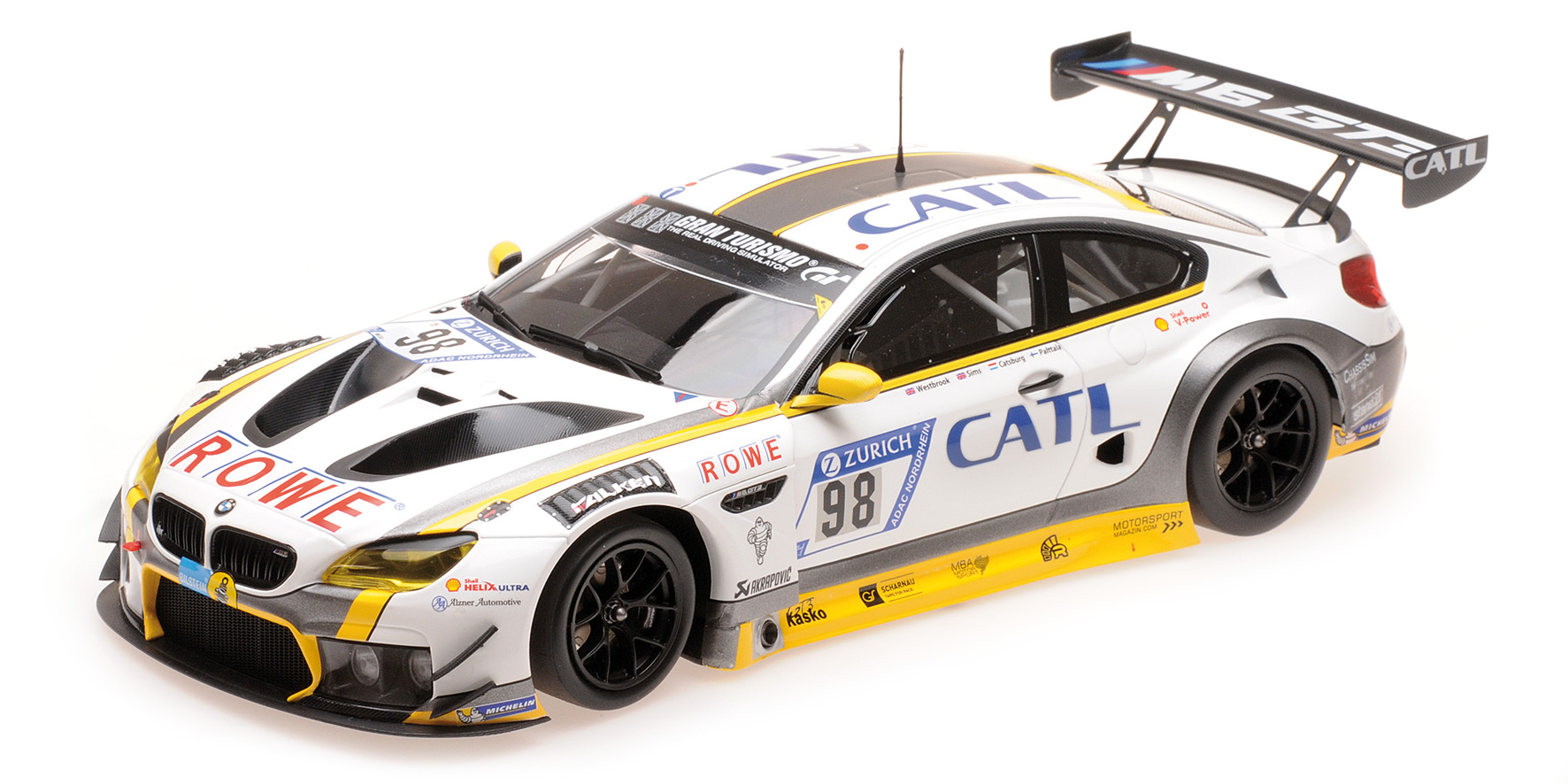 BMW M6 GT3 - ROWE RACING - PALTTALA/CATSBURG/SIMS/WESTBROOK - 2ND PLACE 24H NÜRBURGRING 2017