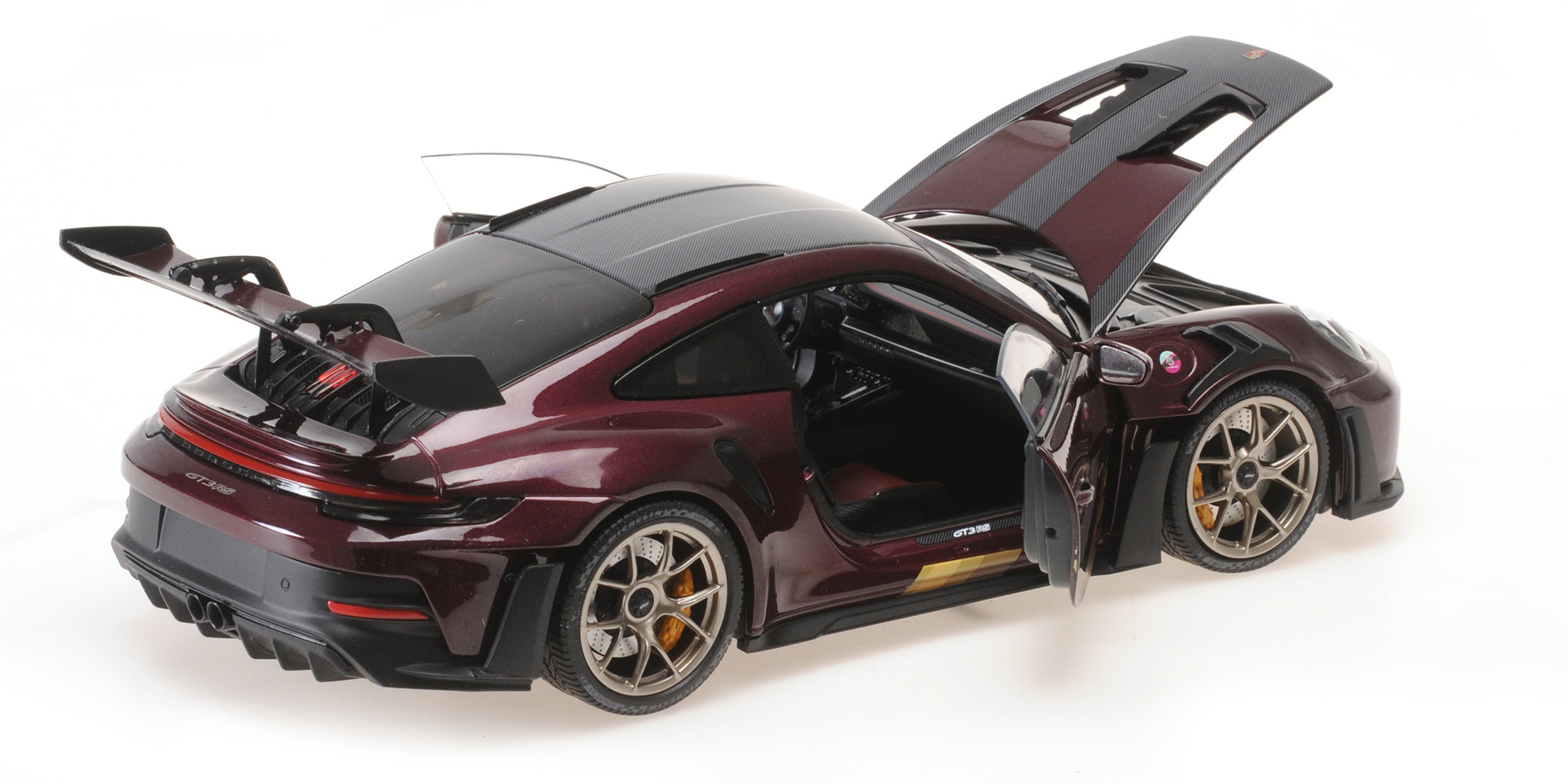 PORSCHE 911 (992) GT3RS - 2023 - PURPLE W GOLD WHEELS