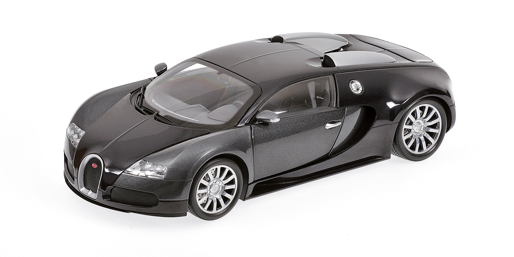 BUGATTI VEYRON - 2009 - BLACK METALLIC/GREY METALLIC