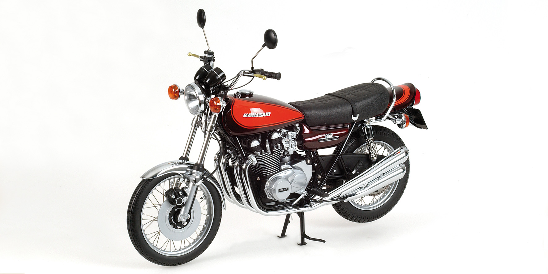 KAWASAKI 900 Z1 'SUPER 4' - 1973 - BROWN/ORANGE