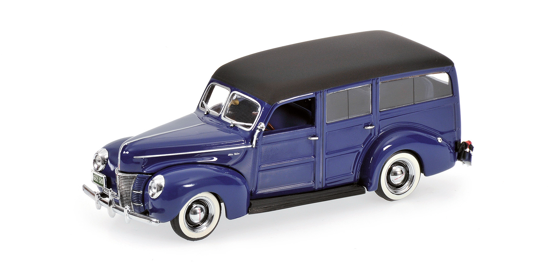 FORD V8 DE LUXE WOODY STATIOWAGEN - 1940 - BLUE