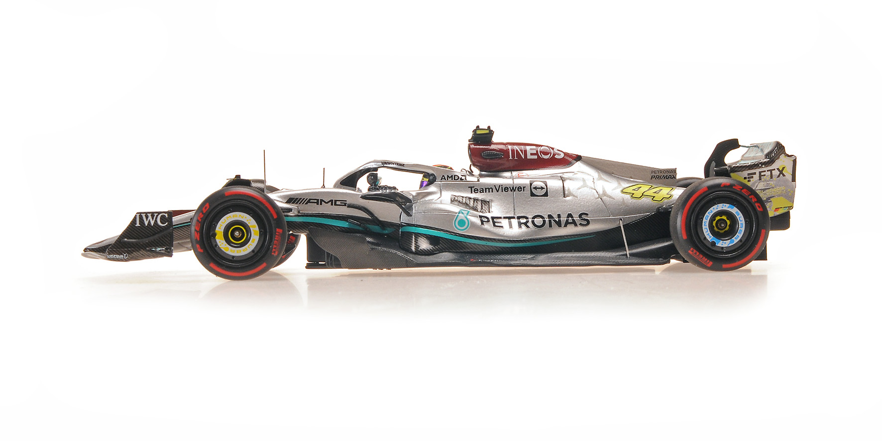 MERCEDES-AMG PETRONAS FORMULA ONE TEAM F1 W13 E PERFORMANCE - L. HAMILTON - 3RD BRITISH GP 2022