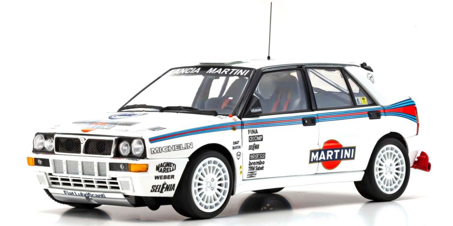 LANCIA DELTA HF INTEGRALE EVOLUTIONE TEST CAR WHITE (08348G)