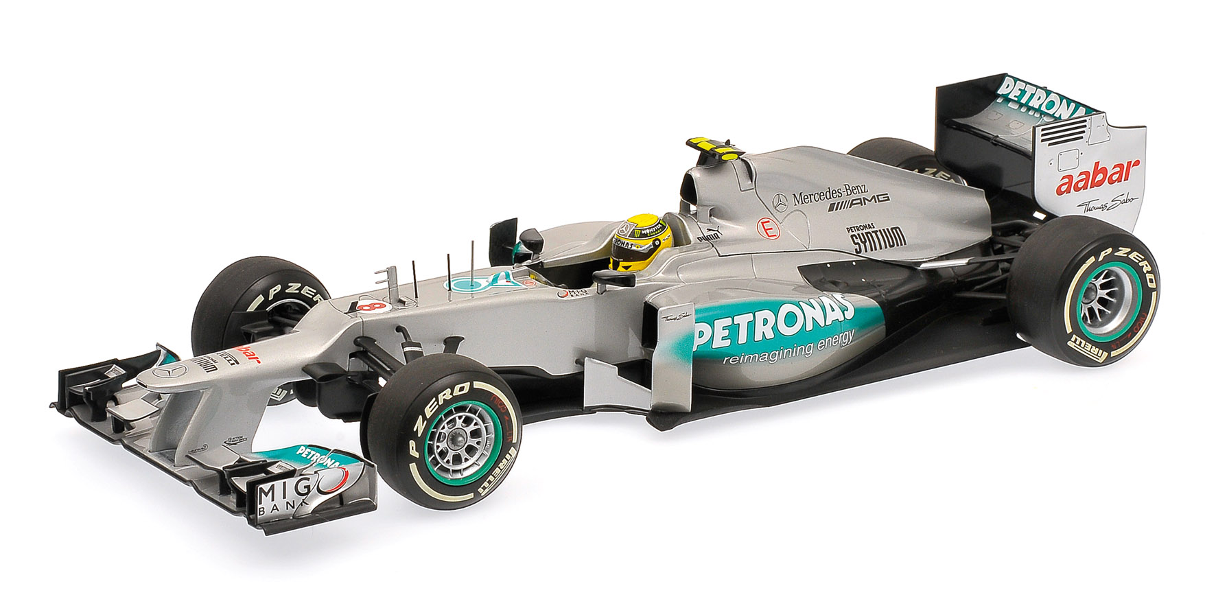 MERCEDES AMG PETRONAS F1 TEAM W03 - NICO ROSBERG - 1ST WIN CHINESE GP - 2012