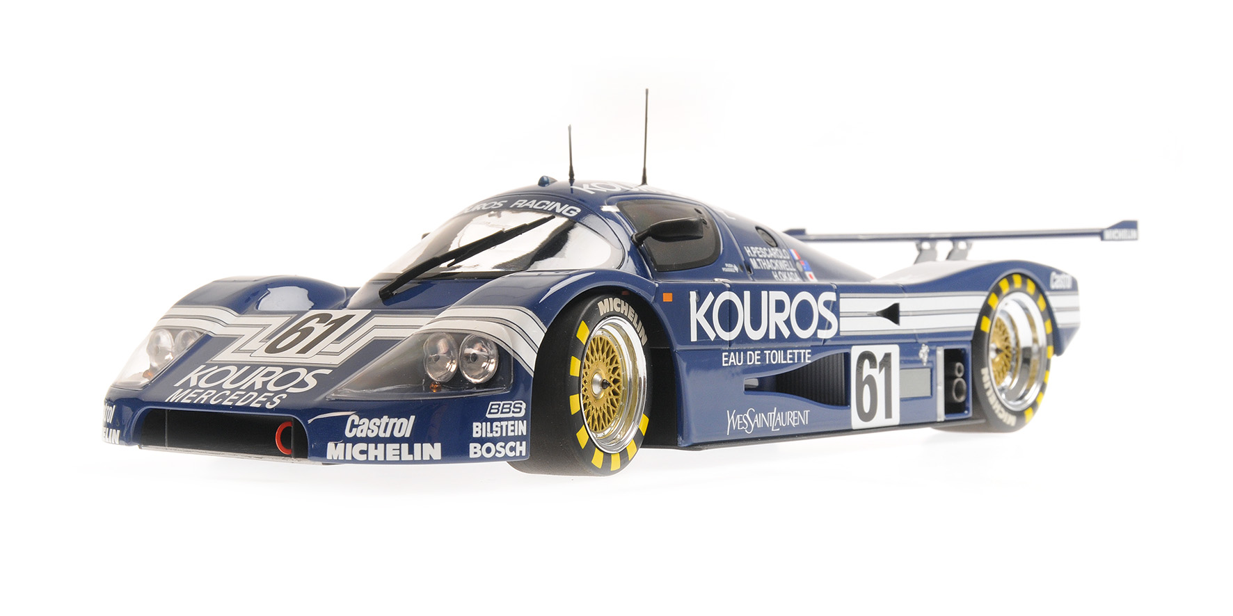 SAUBER MERCEDES C9 - KOUROS RACING - THACKWELL/PESCAROLO/OKADA - 24H LE MANS 1987
