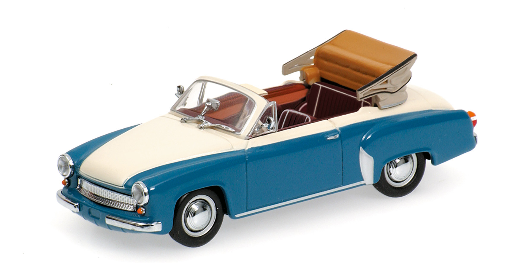 WARTBURG A 311 CABRIOLET - 1958 - BLUE/WHITE
