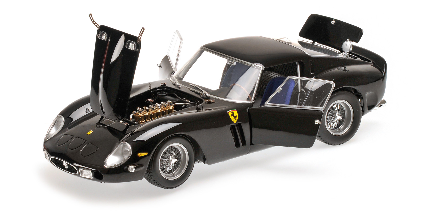 FERRARI 250 GTO - BLACK (08437BK)