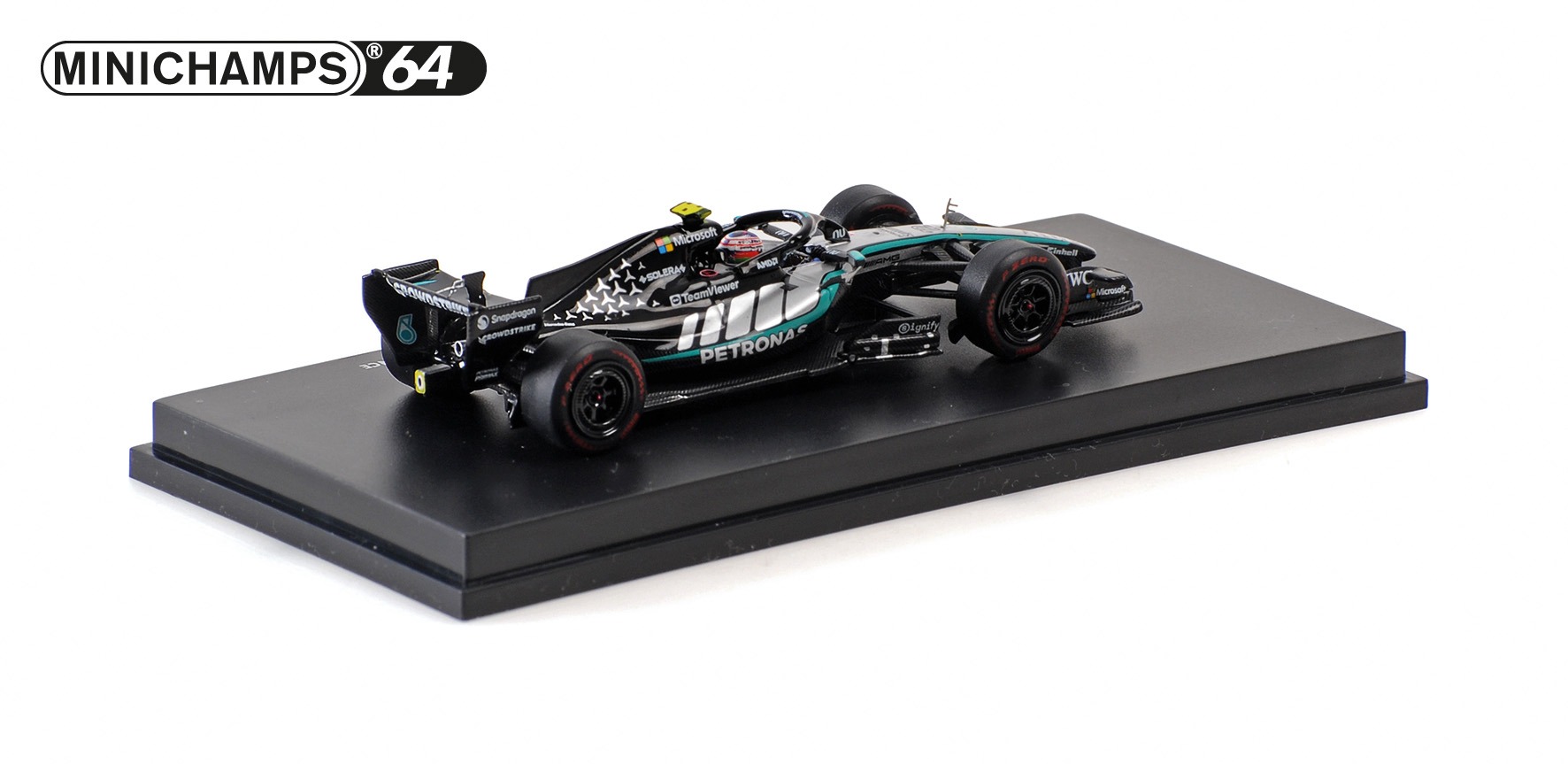 MERCEDES-AMG PETR. F1 TEAM W17 - KIMI ANTONELLI – 1ST POLE POSITION CHINESE GP 2026 W/POLE POSITION TYRE