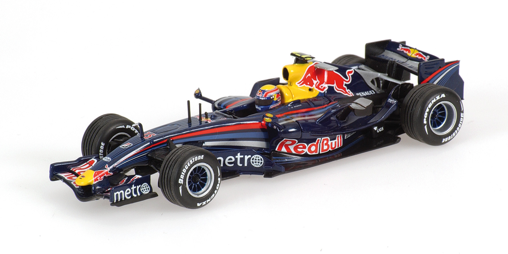 RED BULL RACING RENAULT RB3 - MARK WEBBER - 2007