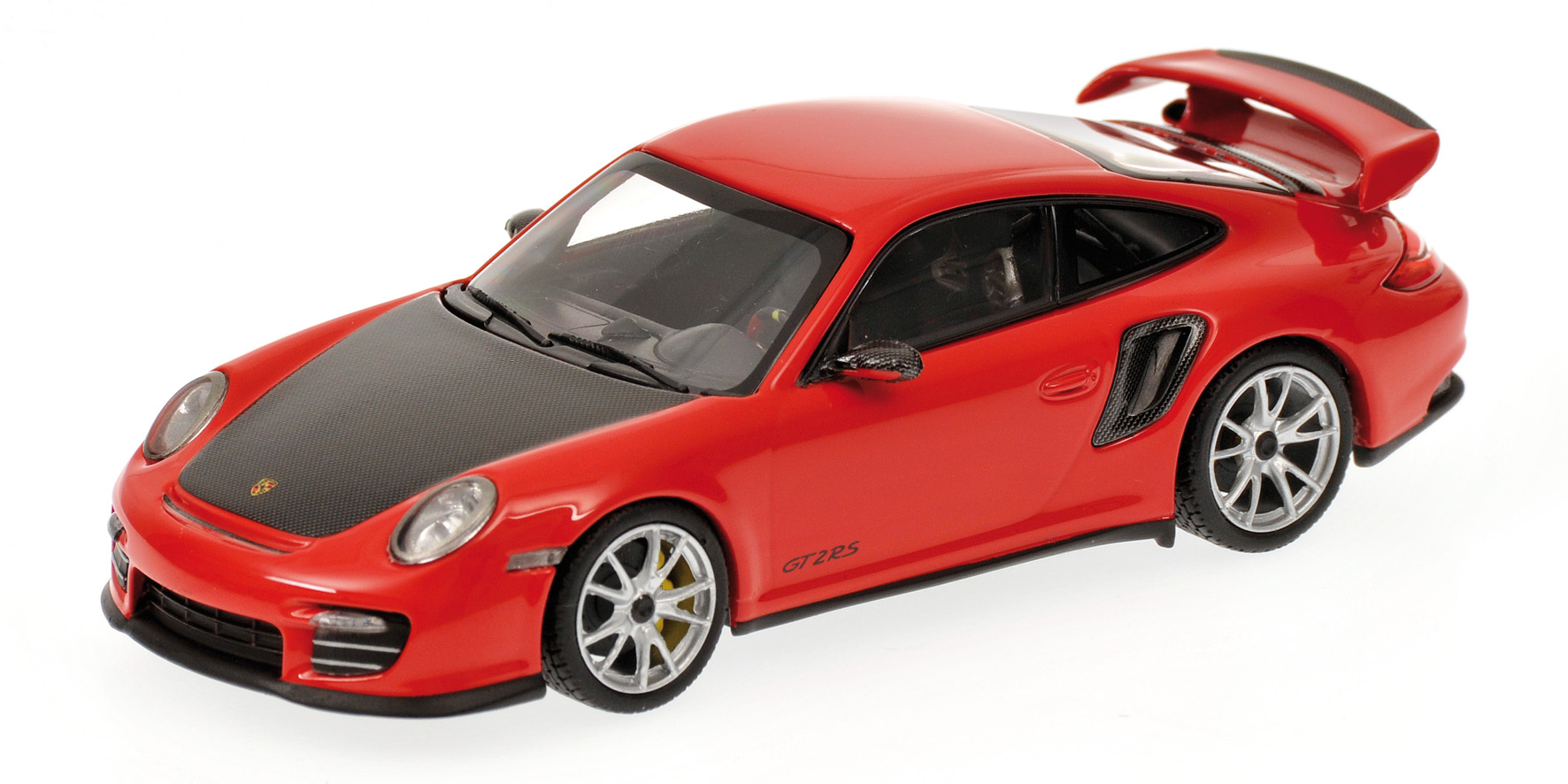 PORSCHE 911 (997 II) GT2 RS - 2010 - RED W/ SILVER WHEELS