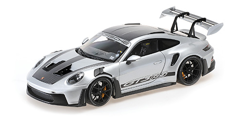 PORSCHE 911 (992) GT3 RS - 2024 - SILVER W/WEISSACH PACKAGE W/BLACK WHEELS