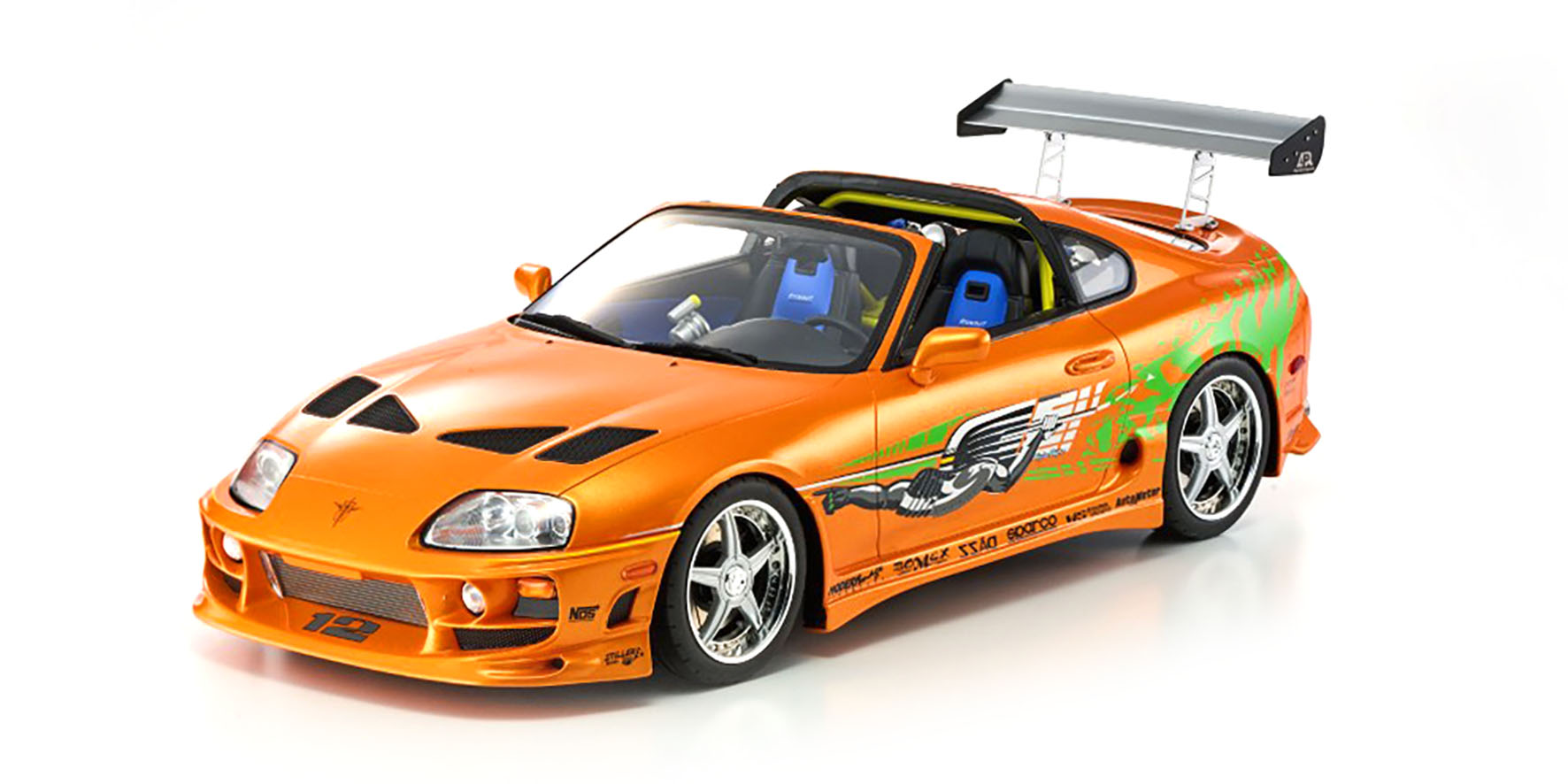 TOYOTA SUPRA TURBO - FAST & FURIOUS - ORANGE PEARL (KSR12009A)