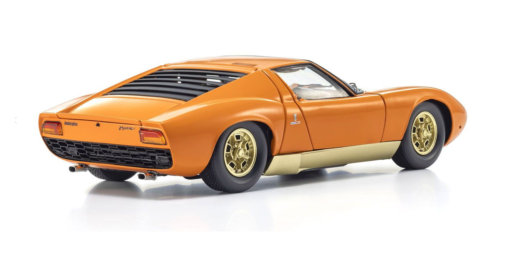 LAMBORGHINI MIURA P400 - ORANGE/GOLD - (08314PB)