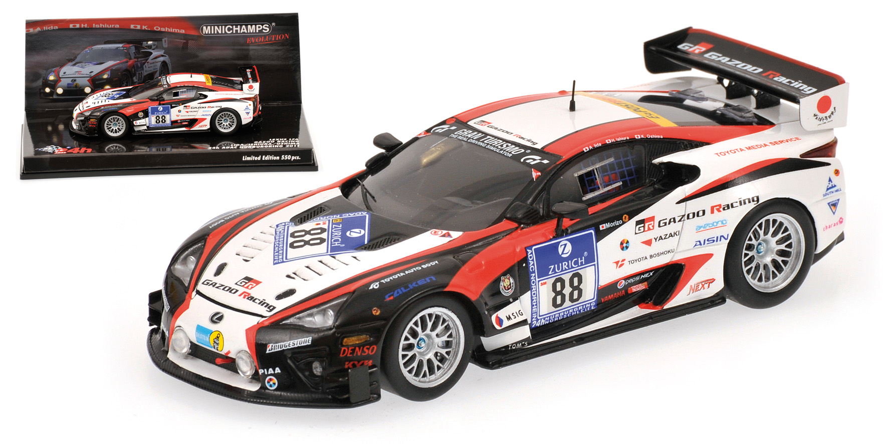 LEXUS LFA - GAZOO RACING - IIDA/ISHIURA/OSHIMA - 24H NÜRBURGRING 2011