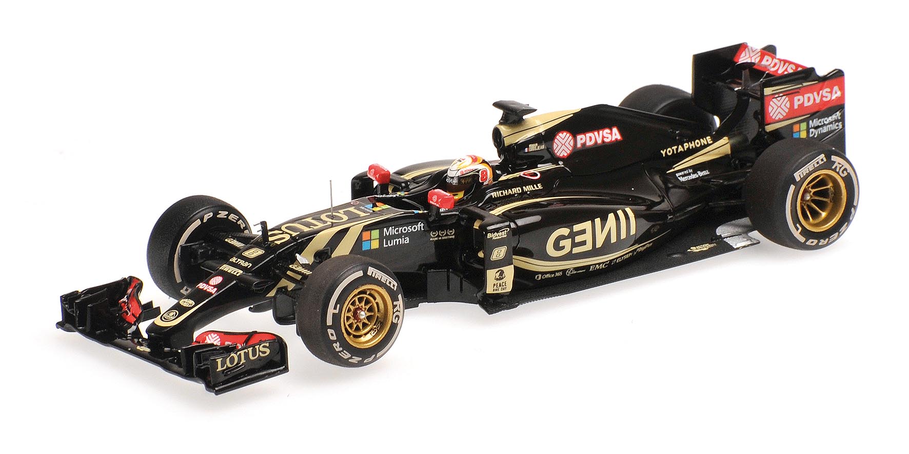LOTUS F1 TEAM LOTUS E23 HYBRID - ROMAIN GROSJEAN - 3RD PLACE BELGIAN GP 2015