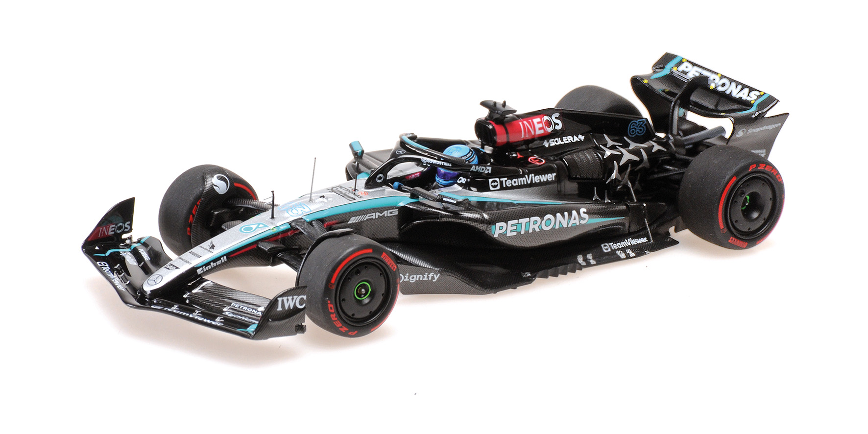 MERCEDES-AMG PETRONAS FORMULA ONE TEAM F1 W15 E PERFORMANCE - GEORGE RUSSELL - BRITISH GP 2024