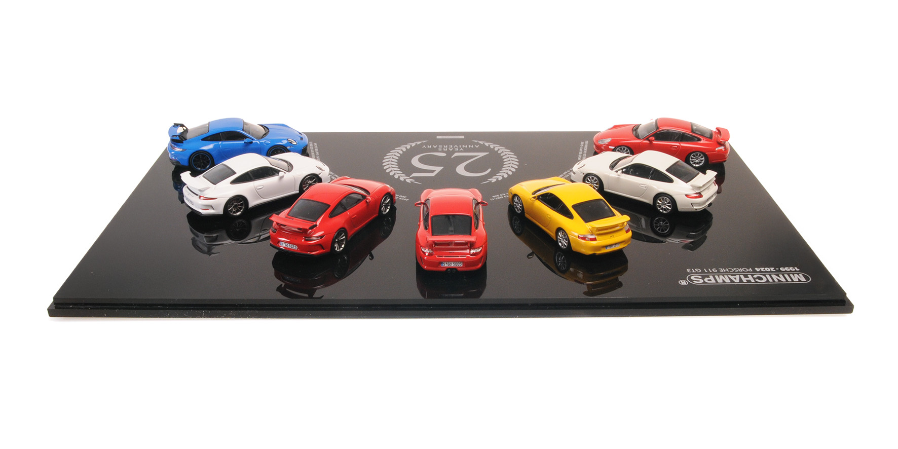 7 - CAR - SET - PORSCHE 911 GT3 - 1999-2024 - 25TH ANNIVERSARY SET