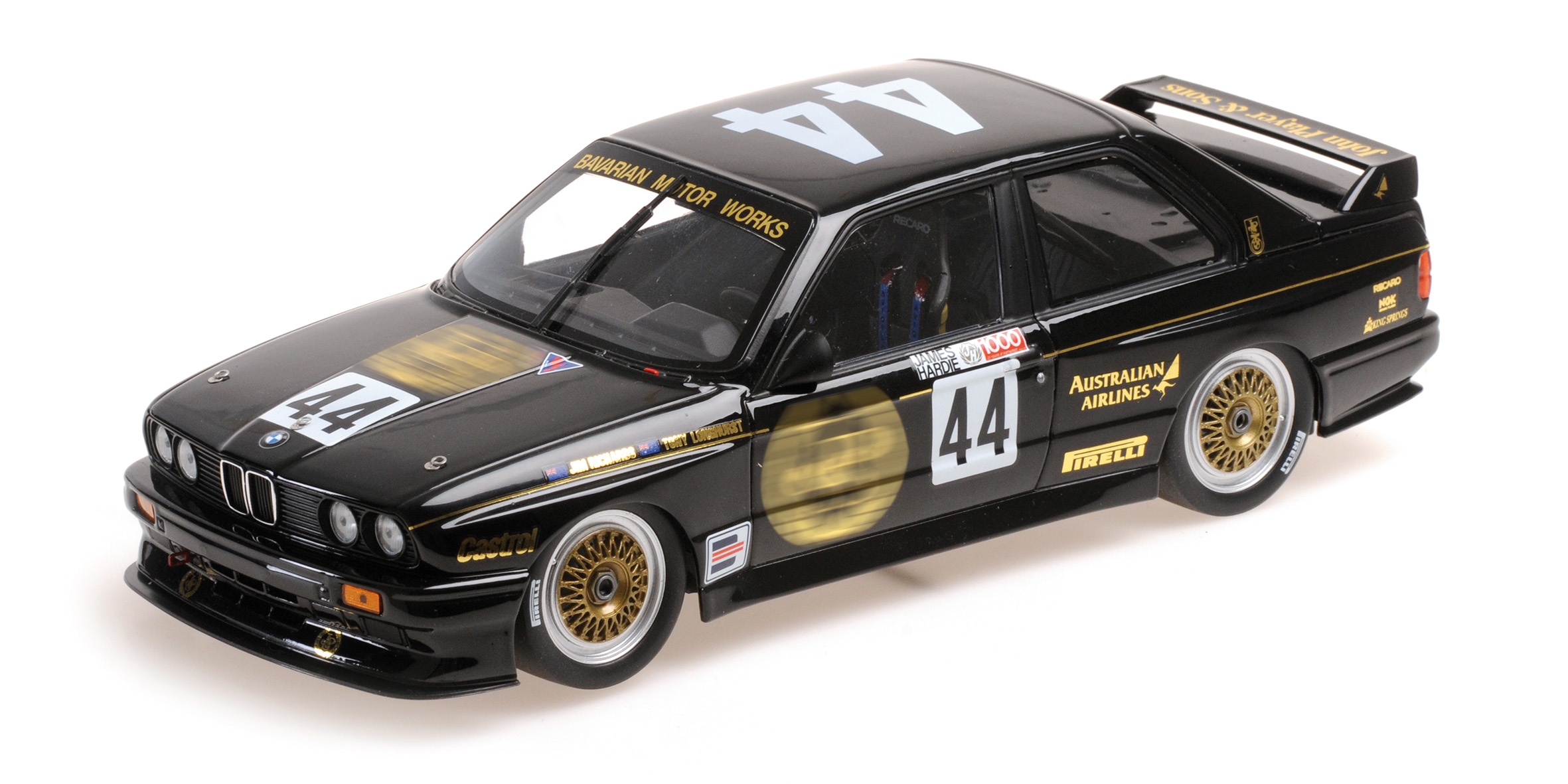 BMW M3 - JPS TEAM BMW - RICHARDS/LONGHURST - CLASS WINNERS BATHURST 1000 KM 1987