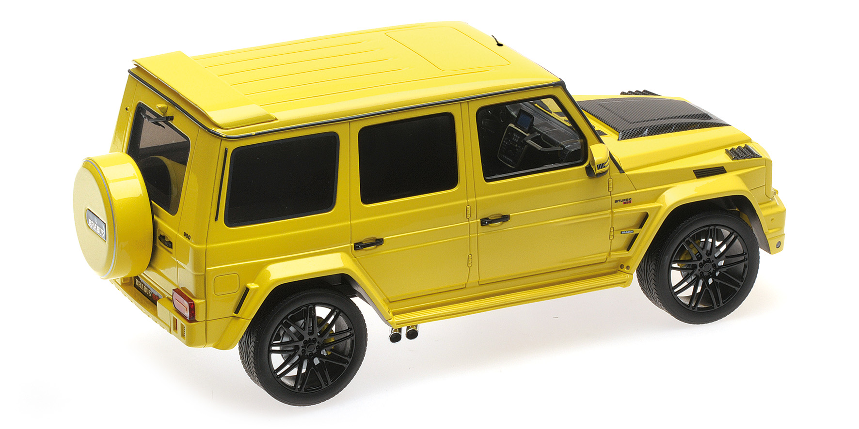 BRABUS 850 6.0 BITURBO WIDESTAR AUF BASIS MERCEDES-BENZ - AMG G 63 - 2016 - YELLOW