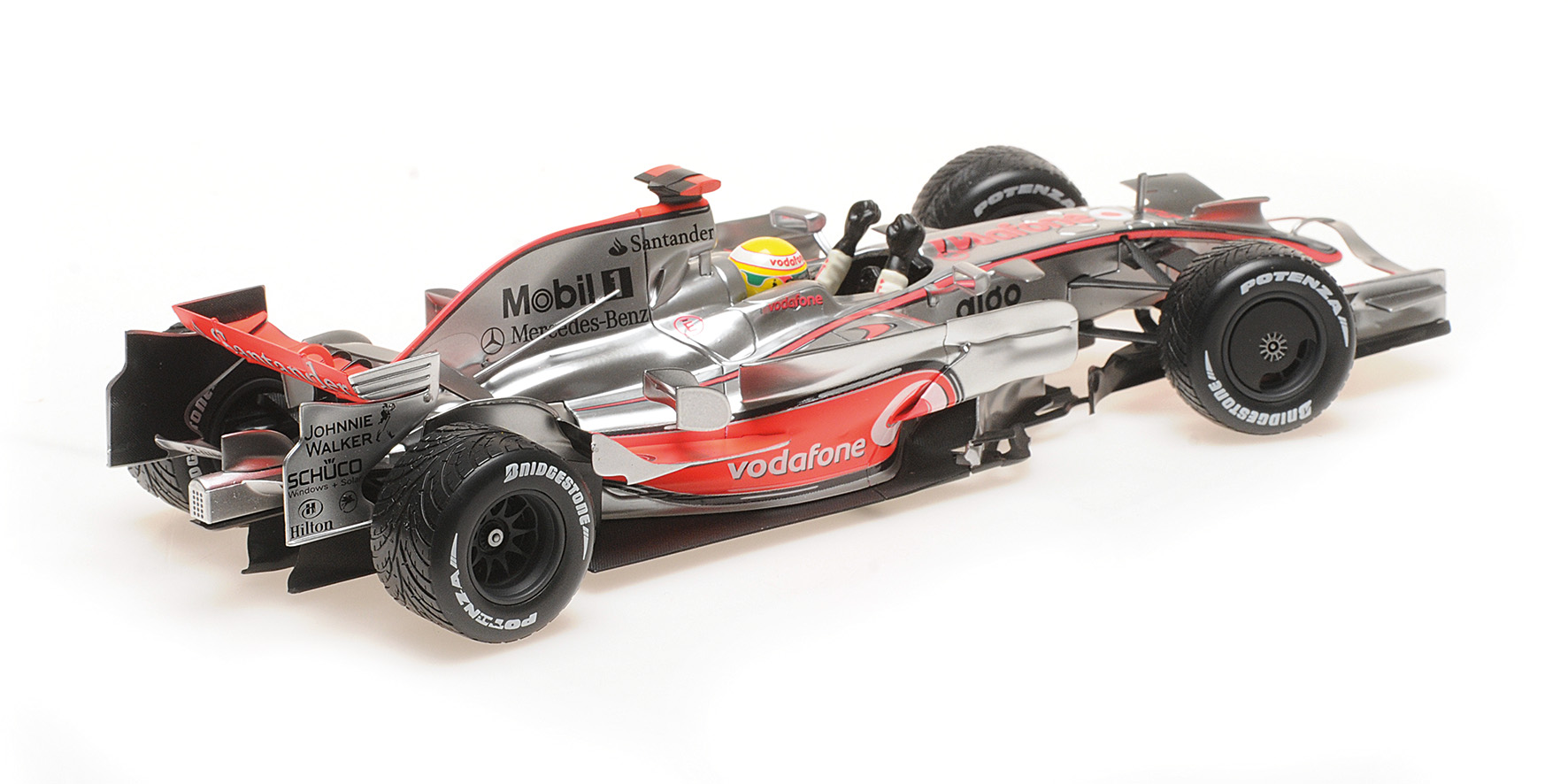 VODAFONE MCLAREN MERCEDES - MP4/23 - LEWIS HAMILTON - WORLD CHAMPION 2008 - BRAZIL GP