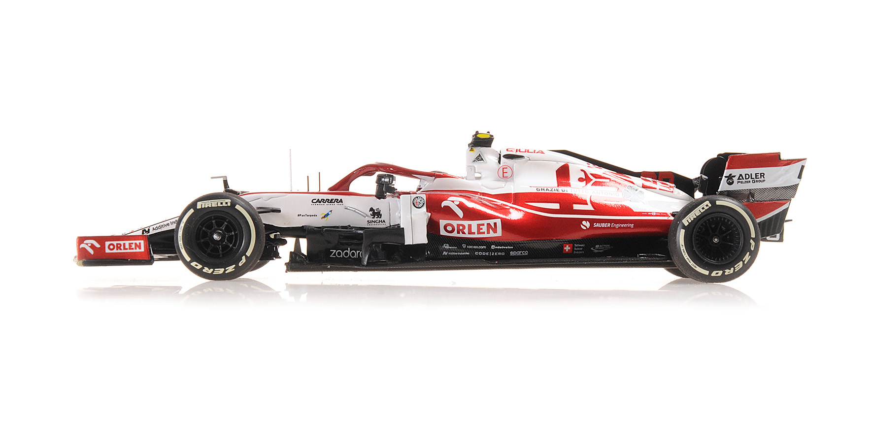 ALFA ROMEO RACING ORLEN C41 - ANTONIO GIOVINAZZI - FINAL RACE - ABU DHABI GP 2021